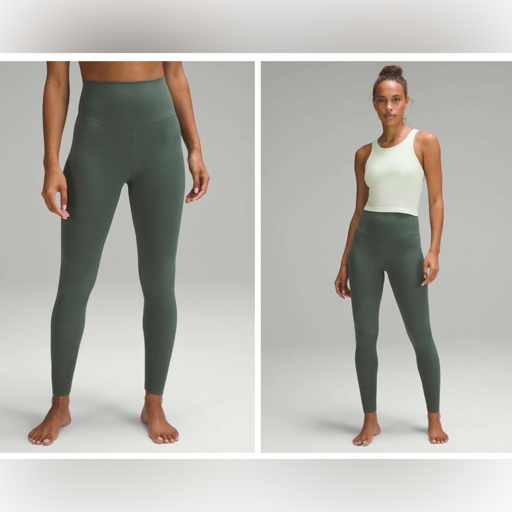Lululemon High-Rise Align Leggings in Dark Forest-28”